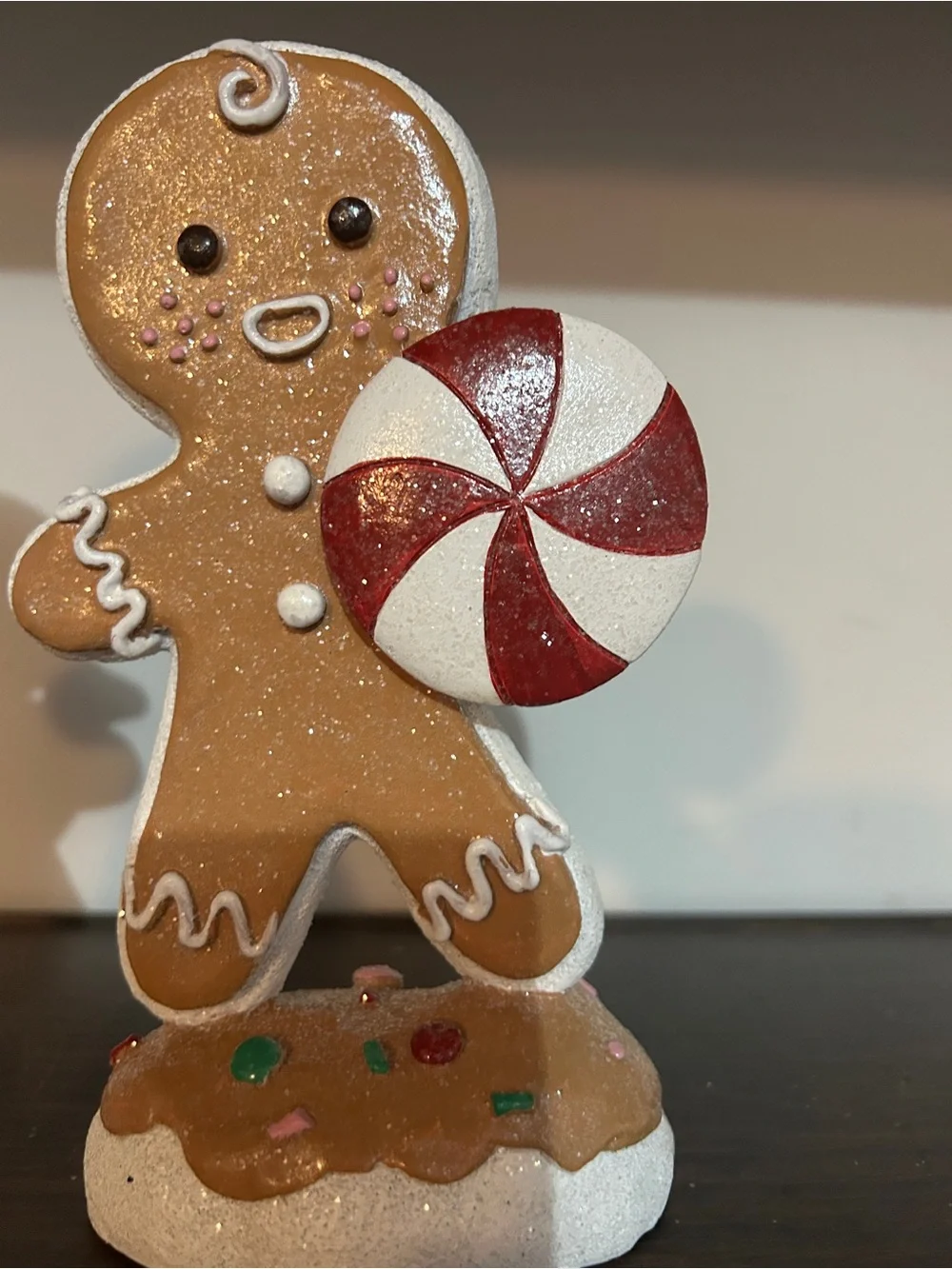Gingerbread man Christmas decor figurines by Regency International